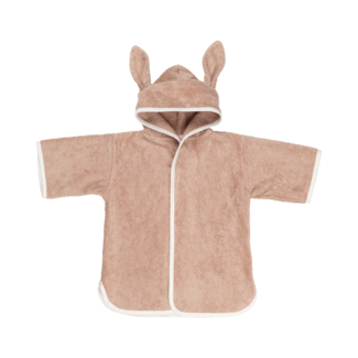 FABELAB PEIGNOIR PONCHO LAPIN ROSE 1-2ANS (80-92CM)