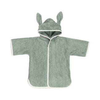 FABELAB PEIGNOIR PONCHO LAPIN EUCALYPTUS 1-2ANS (80-92CM)