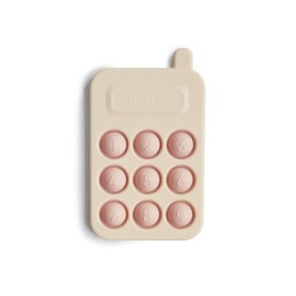 MUSHIE JOUET SENSORIEL POP IT - TÉLÉPHONE - BLUSH