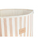 NOBODINOZ CORBEILLE A JOUET 41X37X37CM "ODEON" TAUPE STRIPES NATURAL