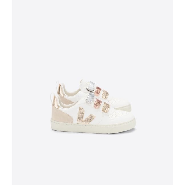 VEJA BASKET VEJA V10 VELCRO - MULTICO WHITE SHINY