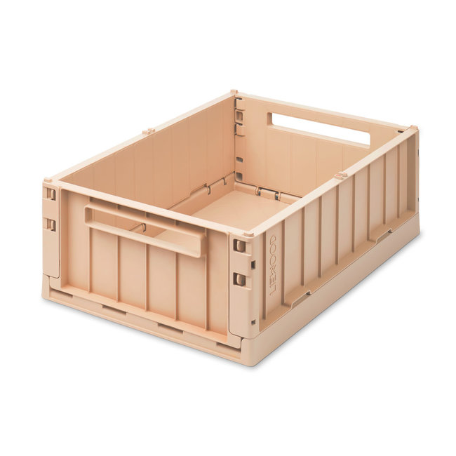 LIEWOOD PANIER DE RANGEMENT PLIABLE "WESTON" TUSCANY ROSE  LARGE (19,5X36X50CM)