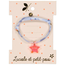 LUCIOLE ET PETIT POIS BRACELET AJUSTABLE LIBERTY - MITSI JACINTHE BLEUE