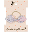 LUCIOLE ET PETIT POIS ÉLASTIQUE TISSU "MINI NOEUD LAPIN" LIBERTY WILTSHIRE JACINTHE ROSE