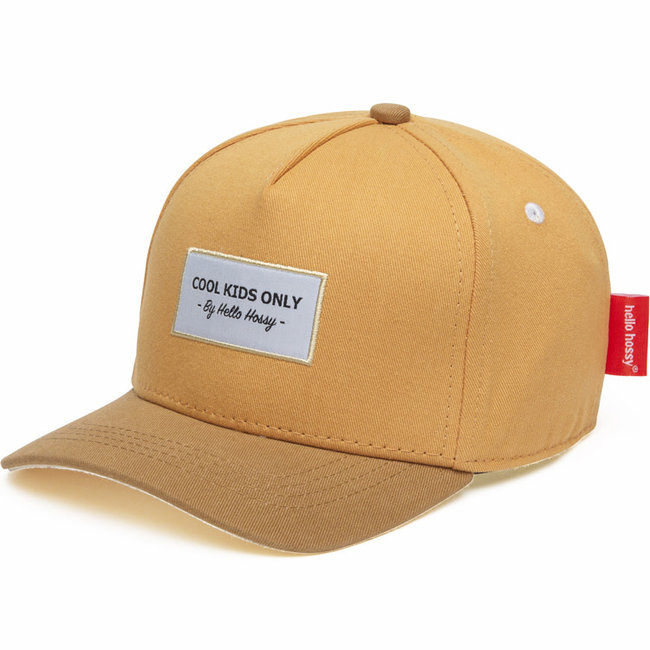 HELLO HOSSY CASQUETTE ENFANT VISIÈRE COURBÉE "MINI TAN CREAM"