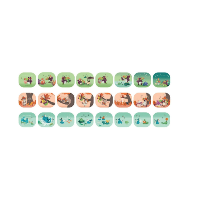 MOULIN ROTY BOÎTE DE 3 DISQUES À HISTOIRE - DANS LA JUNGLE