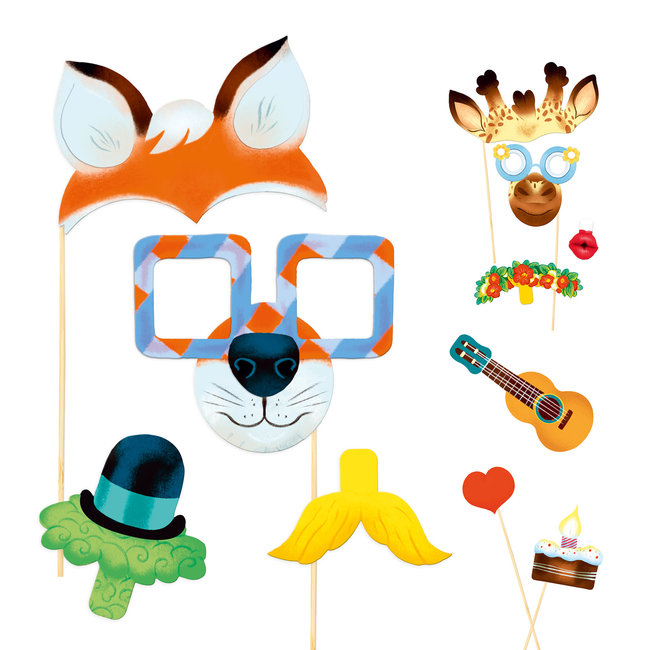 DJECO DIY - PHOTOBOOTH LA FIESTA DES ANIMAUX 4-10ANS