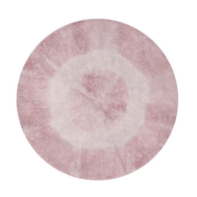 LORENA CANALS TAPIS ROND 150CM TIE-DYE VINTAGE NUDE