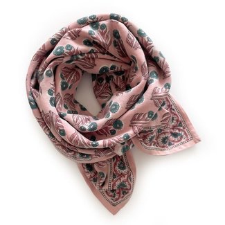 APACHES GRAND FOULARD APACHES LATIKA "BOUTON D'OR" FRAISIER