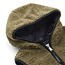 LIEWOOD VESTE SANS MANCHE SHERPA "DIANA" KHAKI BLACK MIX