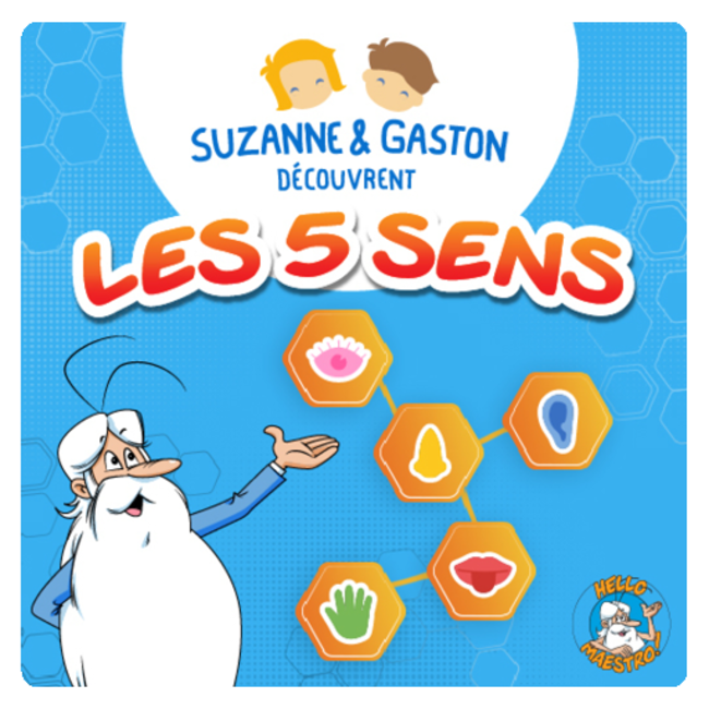 LUNII COFFRET HISTOIRE "LES 5 SENS"