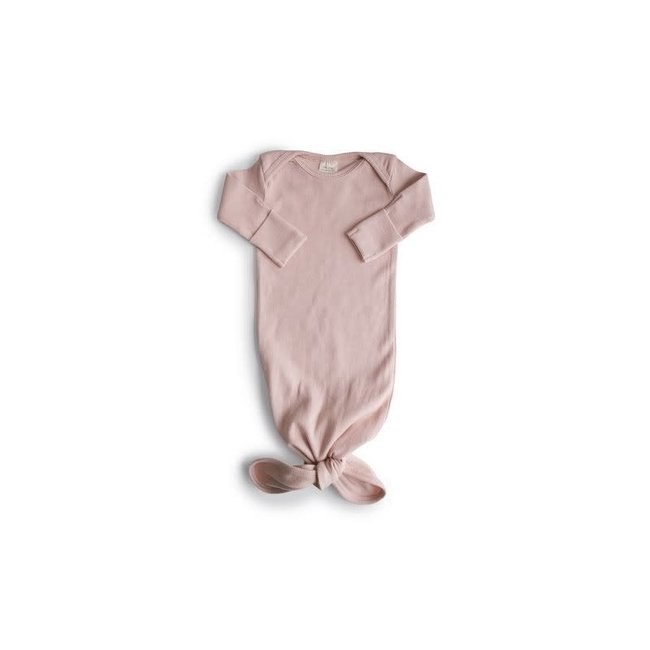 MUSHIE PYJAMA NAISSANCE NOUÉ "GOWN" ROSE BLUSH