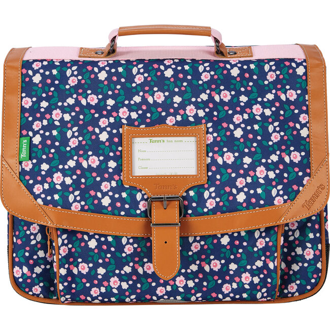 TANN'S CARTABLE 38CM CP/CE2 - ANNA FLEURS BLEUES