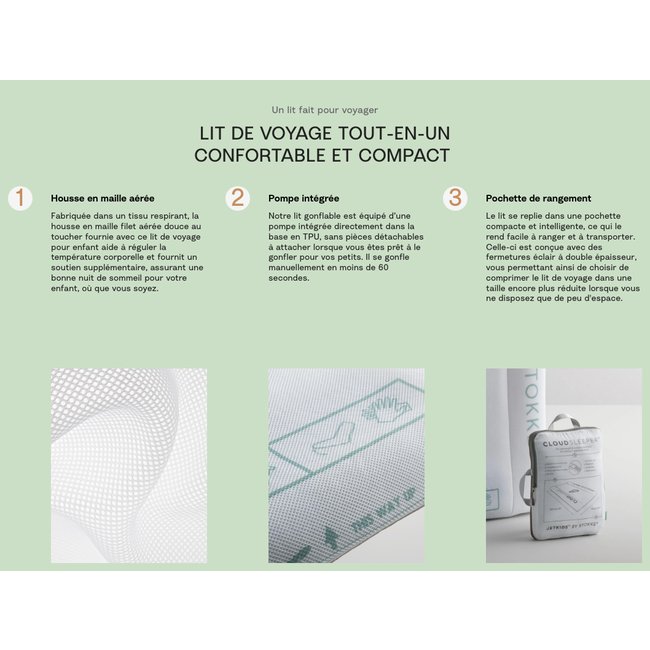 STOKKE JETKIDS - MATELAS D'APPOINT CLOUDSLEEPER