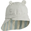 LIEWOOD CHAPEAU DE SOLEIL RÉVERSIBLE COTON BIO "GORM" SEA BLUE SANDY