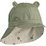 LIEWOOD CHAPEAU DE SOLEIL RÉVERSIBLE COTON BIO "GORM" TENNIS SANDY GREEN