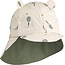 LIEWOOD CHAPEAU DE SOLEIL RÉVERSIBLE COTON BIO "GORM" TENNIS SANDY GREEN