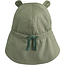 LIEWOOD CHAPEAU DE SOLEIL RÉVERSIBLE COTON BIO "GORM" TENNIS SANDY GREEN