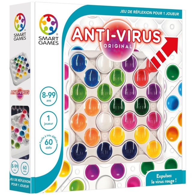 SMARTGAMES JEU CLASSIQUE PLUS - ANTI-VIRUS +8ANS