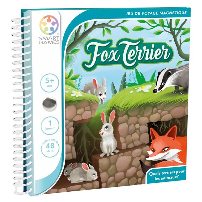 SMARTGAMES LIVRE JEU MAGNÉTIQUE - FOX TERRIER +5ANS