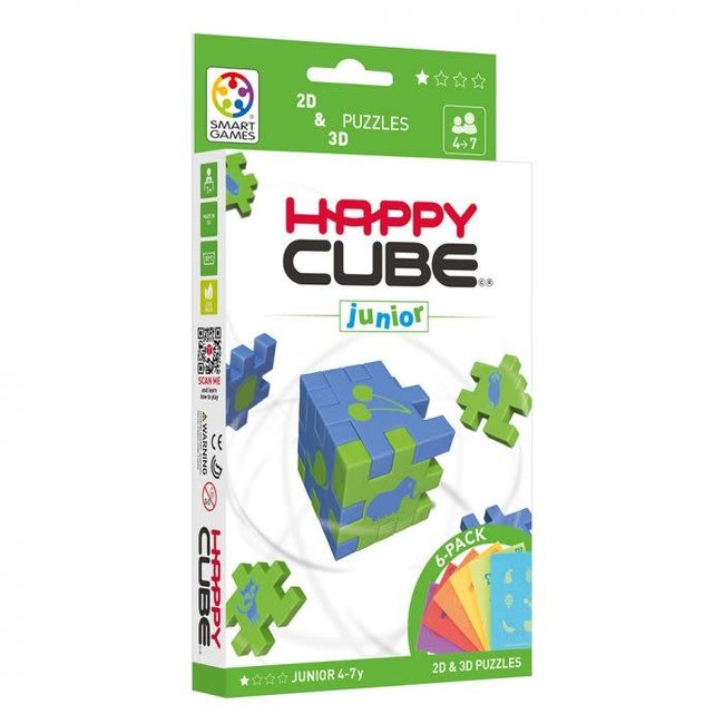 SMARTGAMES 6 X HAPPY CUBES JUNIOR +4ANS