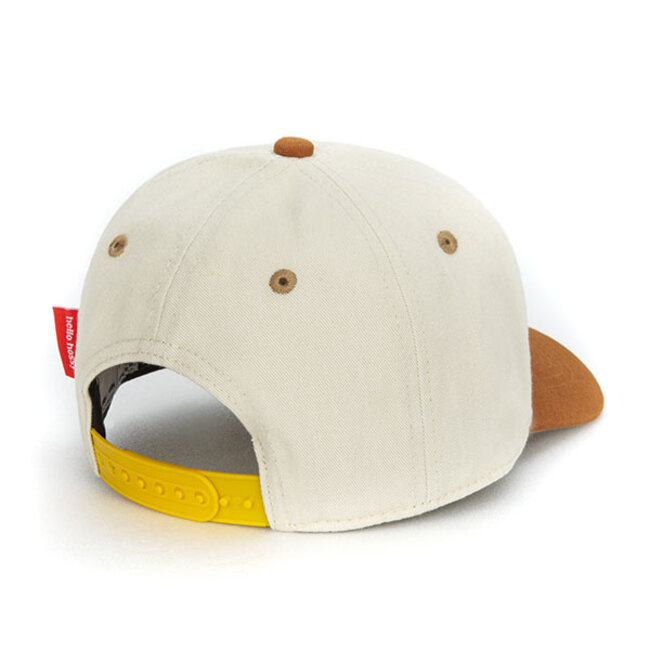 HELLO HOSSY CASQUETTE VISIÈRE COURBÉE - MINI BEIGE