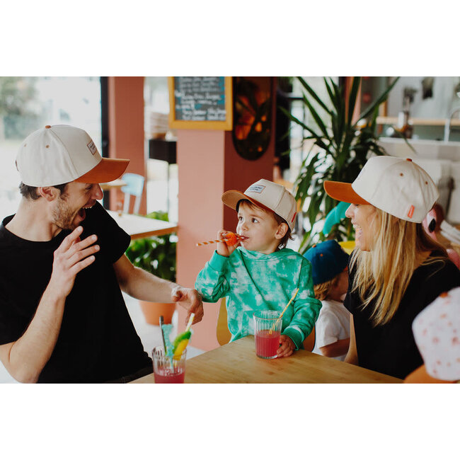 HELLO HOSSY CASQUETTE VISIÈRE COURBÉE - MINI BEIGE