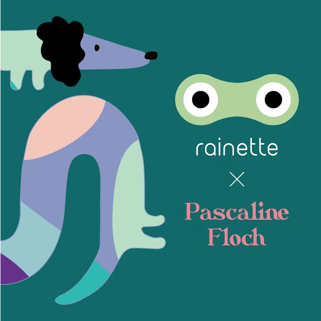 RAINETTE GRANDE PLANCHE STICKERS RÉFLÉCHISSANTS "ANIMAUX" PASCALINE FLOCH