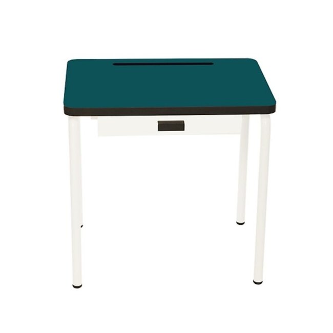 LES GAMBETTES BUREAU ENFANT REGINE BLEU CANARD
