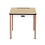 LES GAMBETTES BUREAU ENFANT REGINE BOIS CLAIR - PIEDS TERRACOTTA