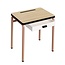 LES GAMBETTES BUREAU ENFANT REGINE BOIS CLAIR - PIEDS TERRACOTTA