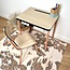 LES GAMBETTES CHAISE ENFANT 6-12ANS COLETTE UNI BOIS CLAIR - PIEDS TERRACOTTA