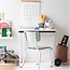 LES GAMBETTES CHAISE ENFANT 6-12ANS COLETTE UNI GRIS PERLE