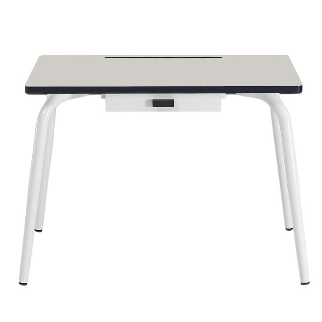 LES GAMBETTES BUREAU D'ECOLIER 6-12ANS ROMY UNI GRIS PERLE