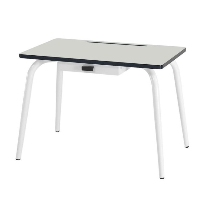 LES GAMBETTES BUREAU D'ECOLIER 6-12ANS ROMY UNI GRIS PERLE