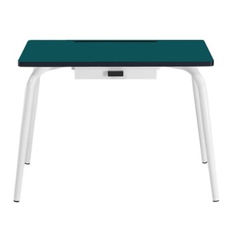 LES GAMBETTES BUREAU D'ECOLIER 6-12ANS ROMY UNI BLEU CANARD