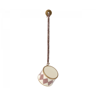 MAILEG SUSPENSION - TAMBOUR EN MÉTAL ROSE (COLLECTION NOEL MAILEG)