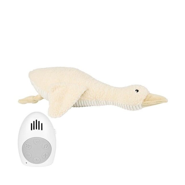 FLOW PELUCHE BRUIT BLANC LIVA L'OIE 34CM - BEIGE
