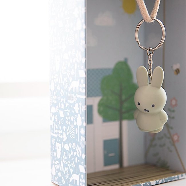 ATELIER PIERRE PORTE-CLEF MIFFY WARM - VERT EUCALYPTUS