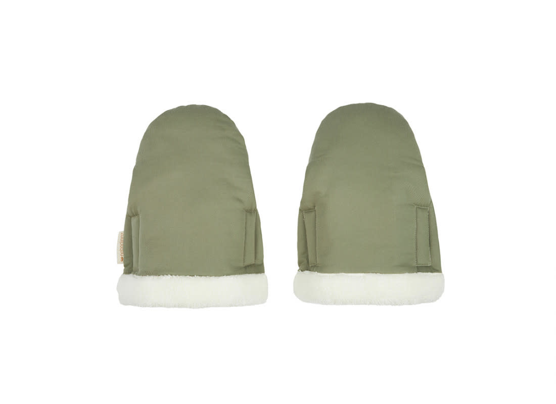 MOUFLES POUSSETTE IMPERMÉABLE "BABY ON THE GO" OLIVE GREEN - MOM POP