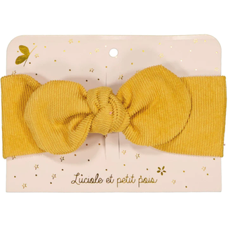 LUCIOLE ET PETIT POIS BANDEAU MINI - VELOURS CÔTELÉ MIEL