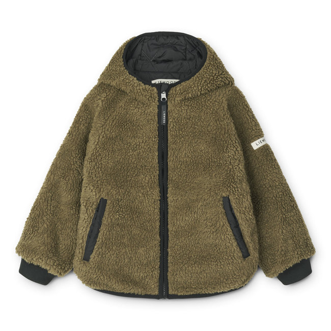 LIEWOOD VESTE RÉVERSIBLE "JACKSON" KHAKI BLACK