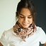 APACHES GRAND FOULARD APACHES LATIKA "COEUR" PRALINE