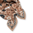 APACHES GRAND FOULARD APACHES LATIKA "COEUR" PRALINE