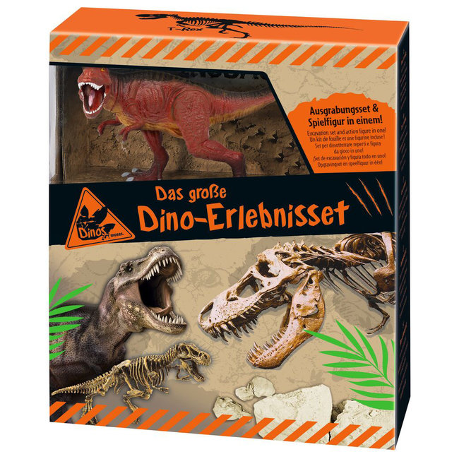 KIT DE FOUILLE ARCHÉOLOGIQUE - TYRANNOSAURUS REX AVEC FIGURINE