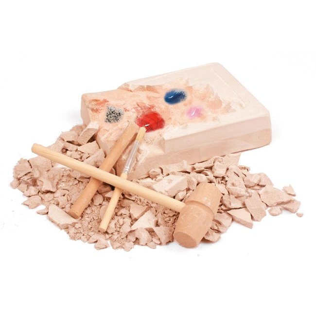 KIT EXPÉDITION NATURE - 5 VÉRITABLES MINÉRAUX À DÉTERRER