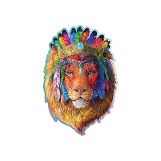 PUZZLE BOIS AVEC FORMES ANIMAUX "MYSTIC LION" 250 PCS