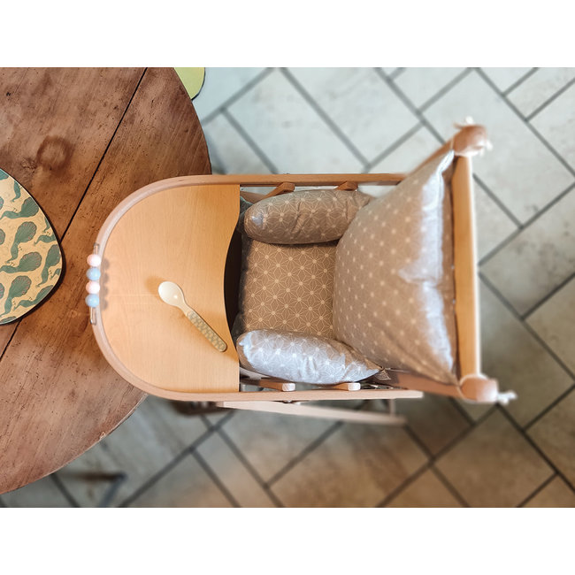 COMBELLE COUSSIN DE CHAISE-HAUTE EN COTON ENDUIT OUATINÉ