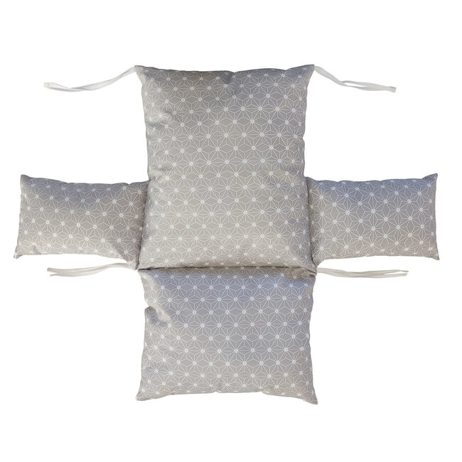 COMBELLE COUSSIN DE CHAISE-HAUTE EN COTON ENDUIT OUATINÉ