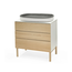 STOKKE SLEEPI - COMMODE 3 TIROIRS & PLAN À LANGER - NATUREL